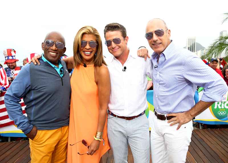 Al Roker, Hoda Kotb, Billy Bush, and Matt Lauer appear on NBC's ‘Today‘ show at the Rio Olympics in 2016.