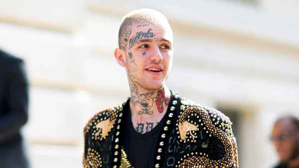 Lil Peep attends the Balmain Menswear Spring/Summer 2018 show as part of Paris Fashion Week on June 24, 2017 in Paris, France.