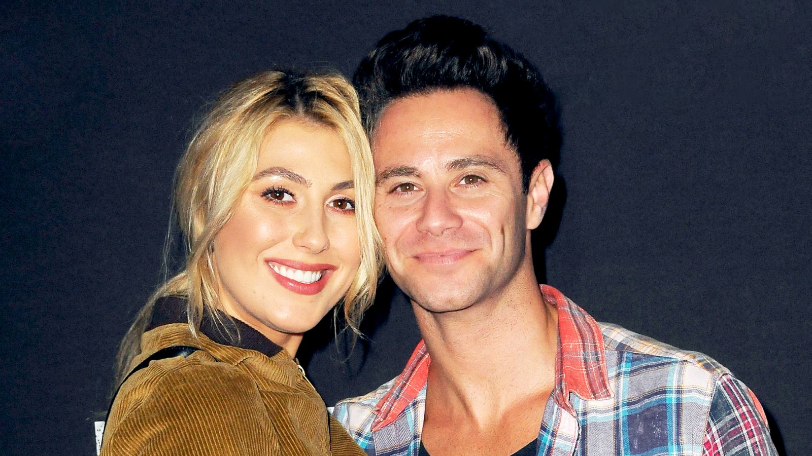 Emma Slater and Sasha Farber attend Knott's Scary Farm and Instagram Celebrity Night at Knott's Berry Farm in Buena Park, California.