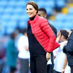 Catherine, Duchess of Cambridge visits Aston Villa Football Club on November 22, 2017 in Birmingham, England.