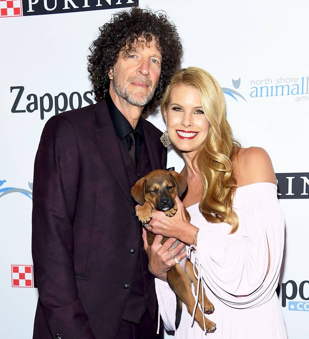 Howard Stern and Beth Ostrosky attend the 2017 North Shore Animal League America Gala at Grand Hyatt New York on December 1, 2017 in New York City.