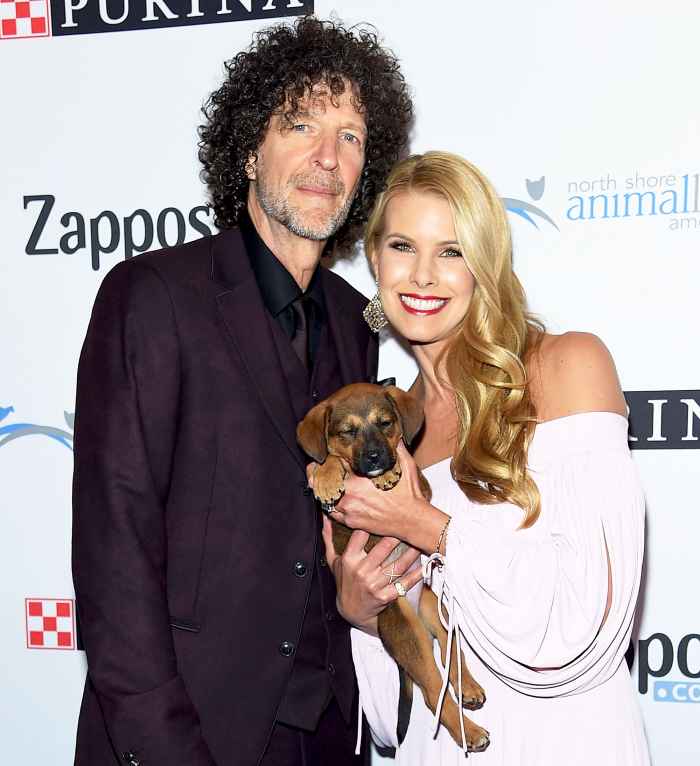 Howard Stern and Beth Ostrosky attend the 2017 North Shore Animal League America Gala at Grand Hyatt New York on December 1, 2017 in New York City.