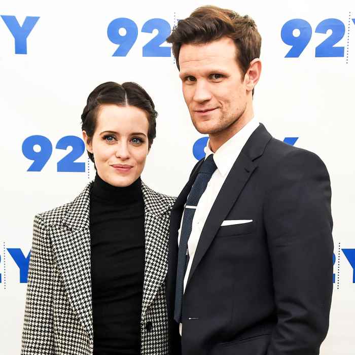 Claire Foy and Matt Smith attend the screening of 'The Crown' at 92nd Street Y on December 4, 2017 in New York City.