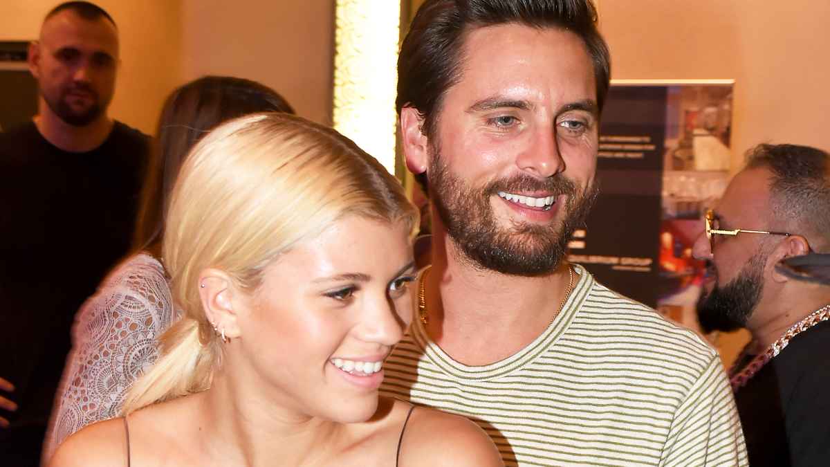 Sofia Richie and Scott Disick attend Haute Living's VIP Pop-Up opening of Alec Monopoly from Art Life and David Yarrow from Medal's Gallery on December 7, 2017 in Miami Beach, Florida.