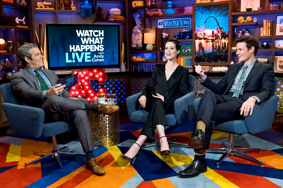 Claire Foy and Matt Smith on ‘Watch What Happens Live with Andy Cohen‘