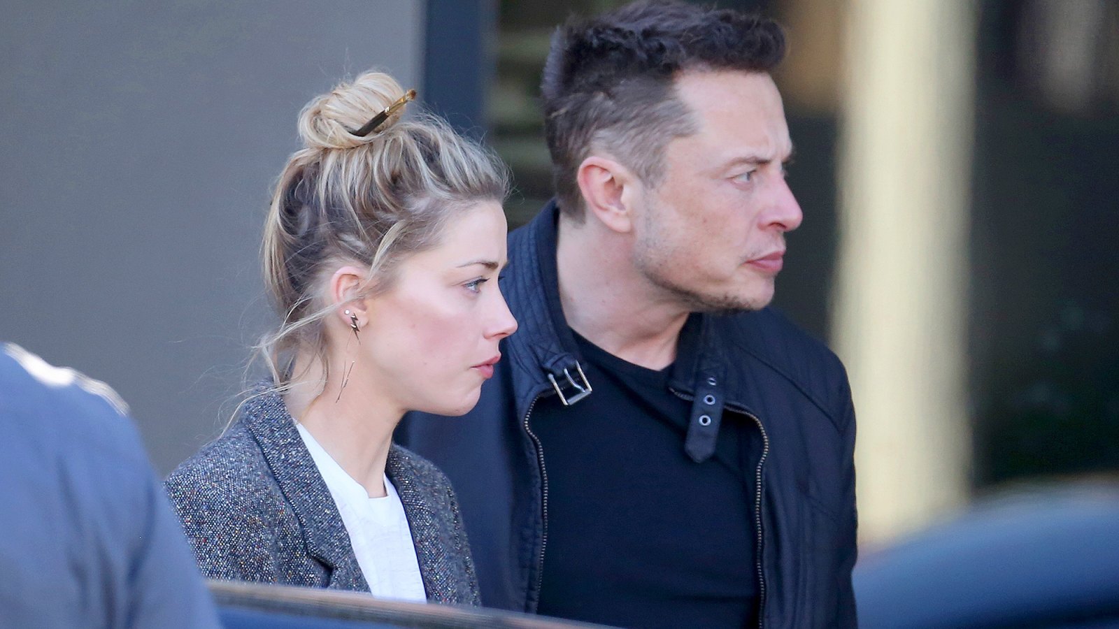 Elon Musk, Amber Heard, Kiss, SpaceX