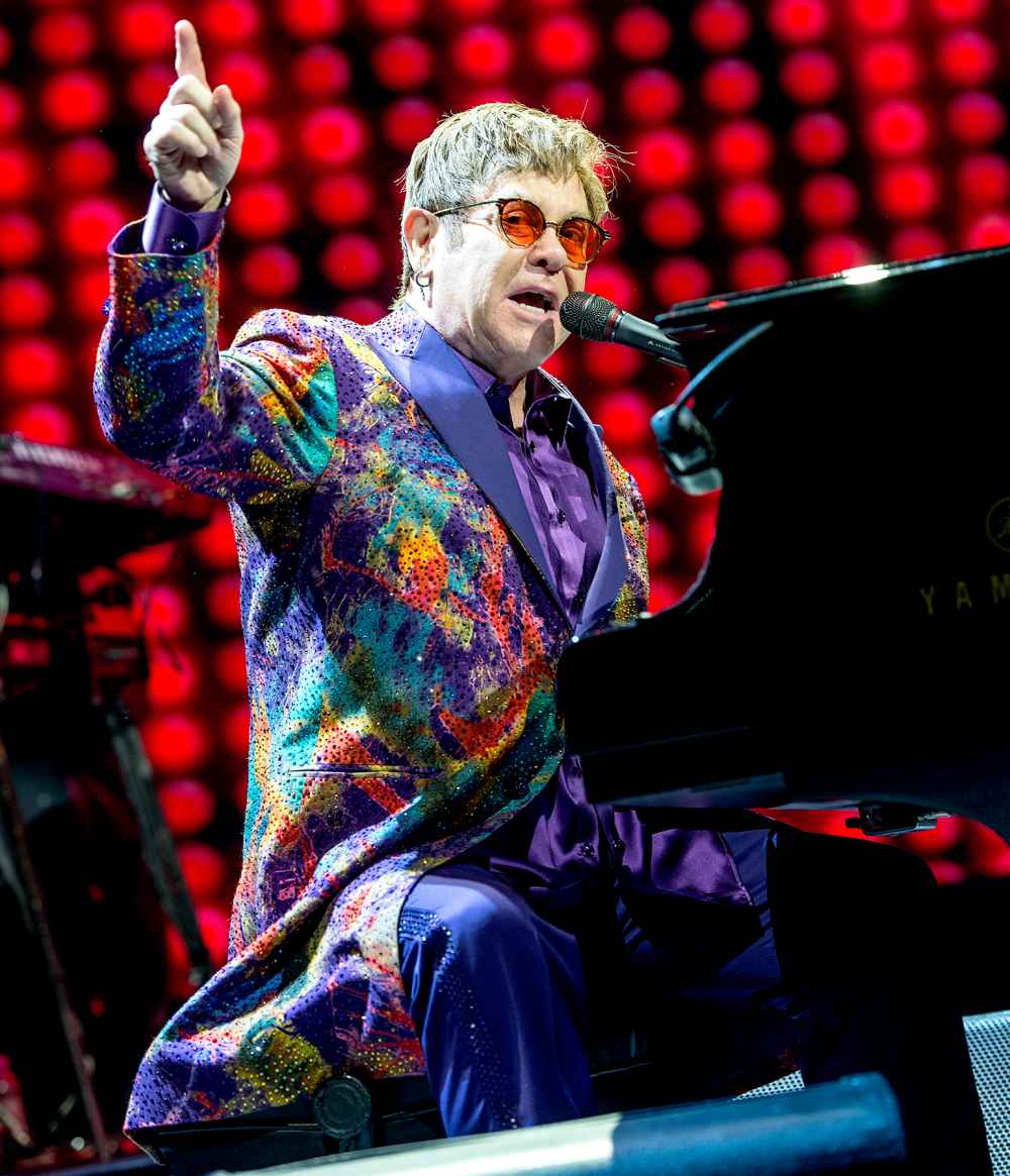 elton-john performs after late mother