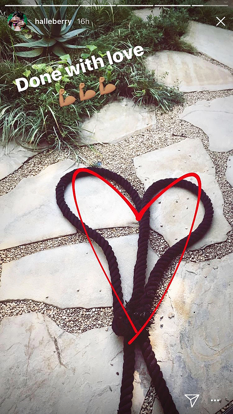 Halle Berry done with love