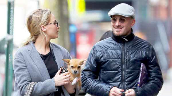 Jennifer Lawrence and Darren Aronofsky spotted together in New York City on December 20, 2017.