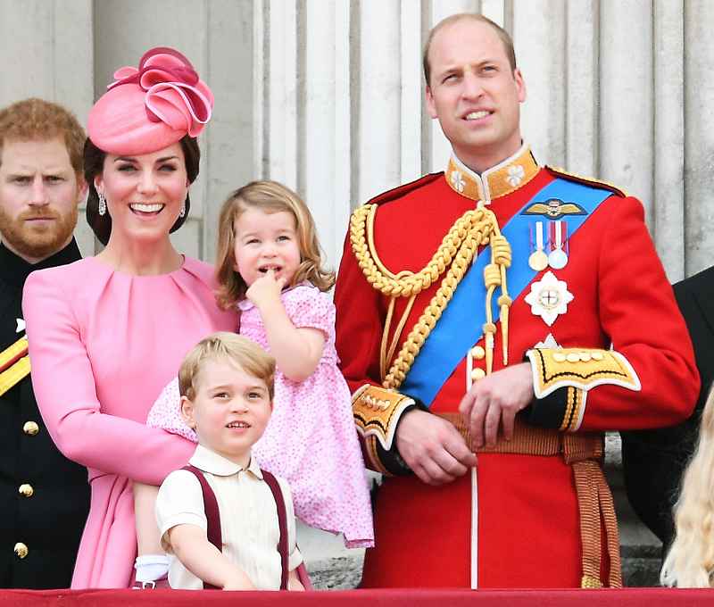 Kate Middleton, Prince George, Princess Charlotte and Prince William