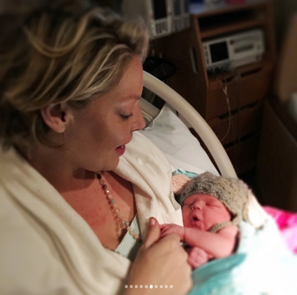 Katherine Heigl and newborn Joshua Jr
