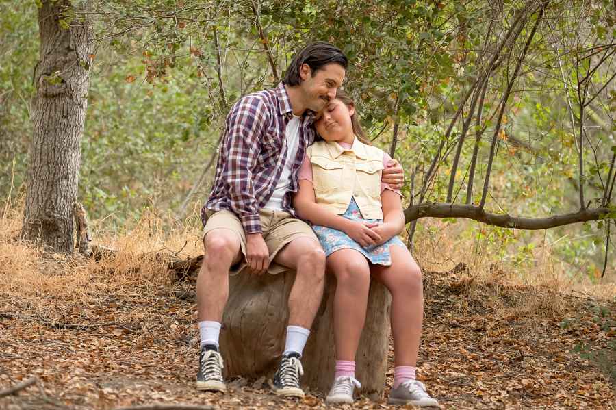 Milo Ventimiglia as Jack and Mackenzie Hancsicsak as Kate on ‘This Is Us‘