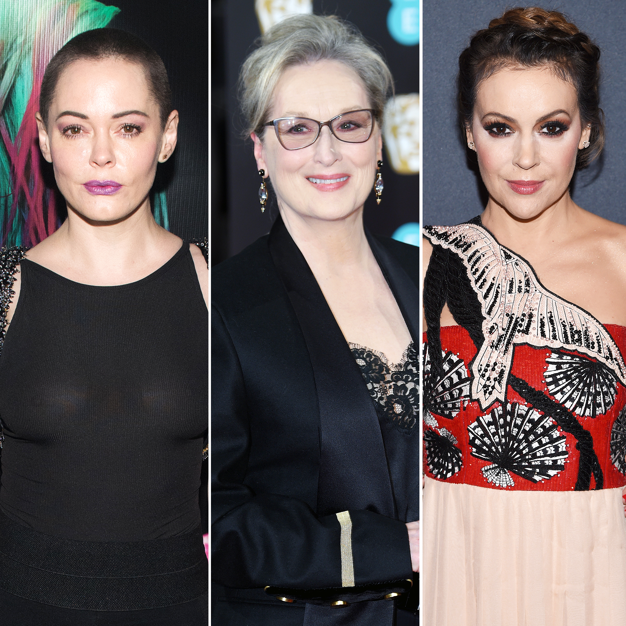 Rose McGowan Meryl Streep Alyssa Milano