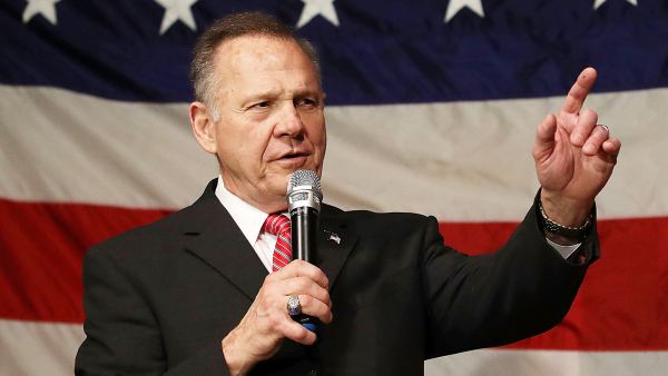 Republican Senatorial candidate Roy Moore