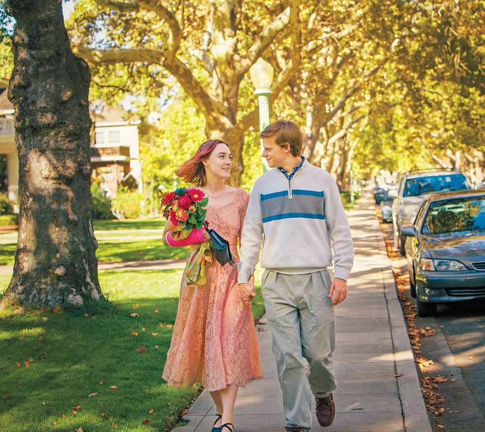 Saoirse Ronan and Lucas Hedges in ‘Lady Bird‘