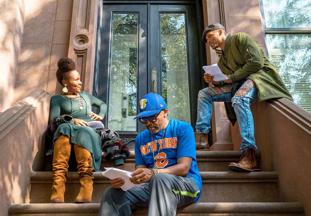 DeWanda Wise, Spike Lee and Cleo Anthony filming ‘She's Gotta Have It’