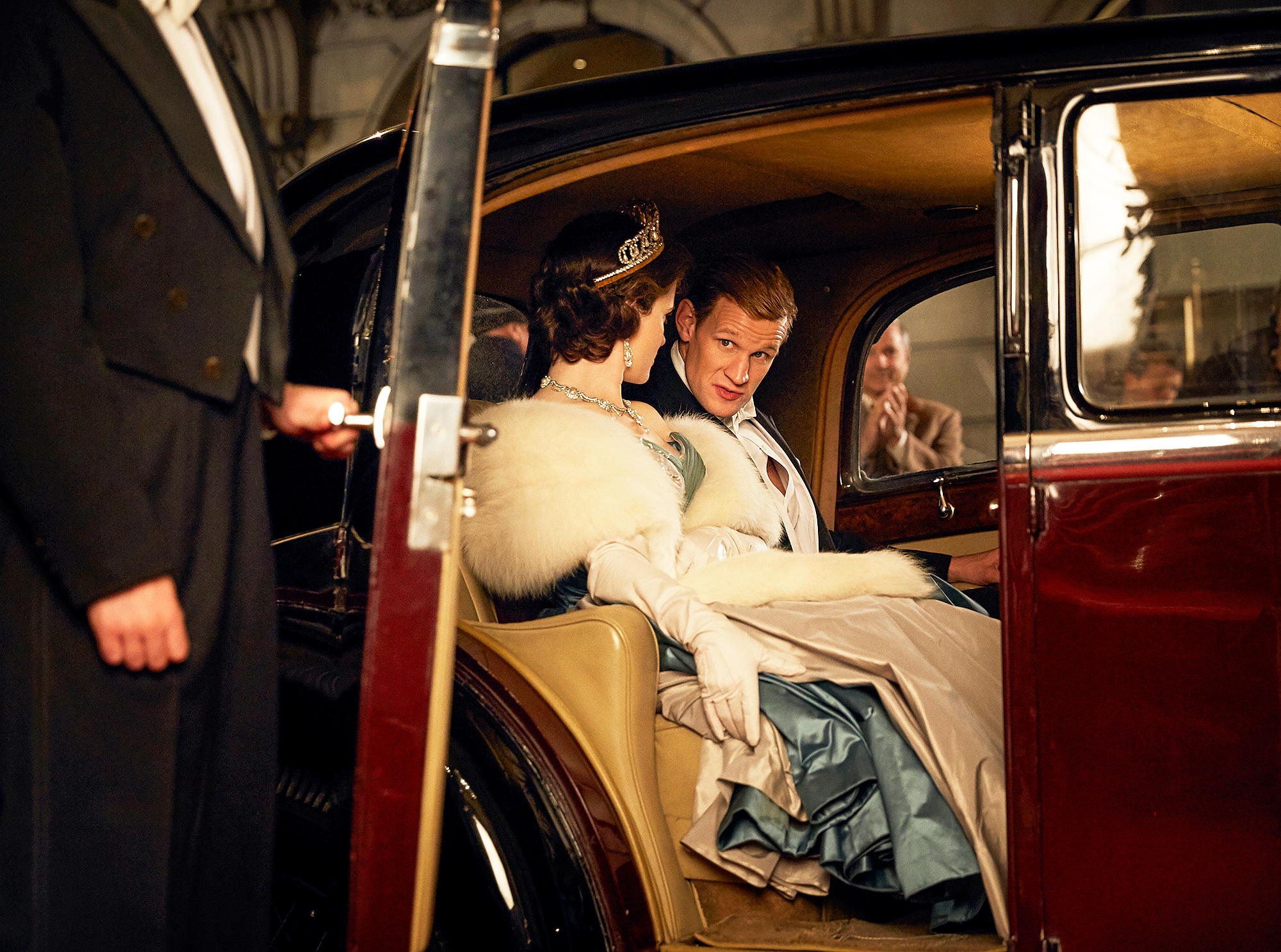 Claire Foy and Matt Smith in ‘The Crown‘