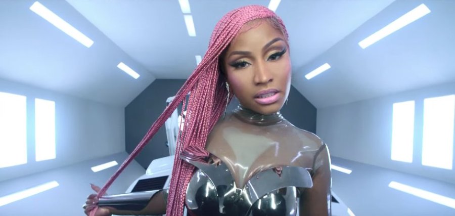 Nicki Minaj 'Motorsport' Pink Braid Hairstyle: Details