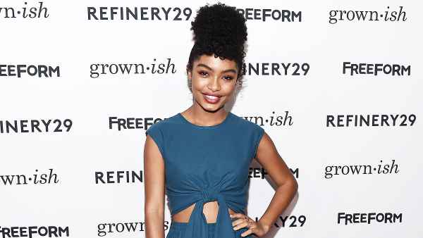 Yara Shahidi arrives at the premiere of ABC's Grown-ish