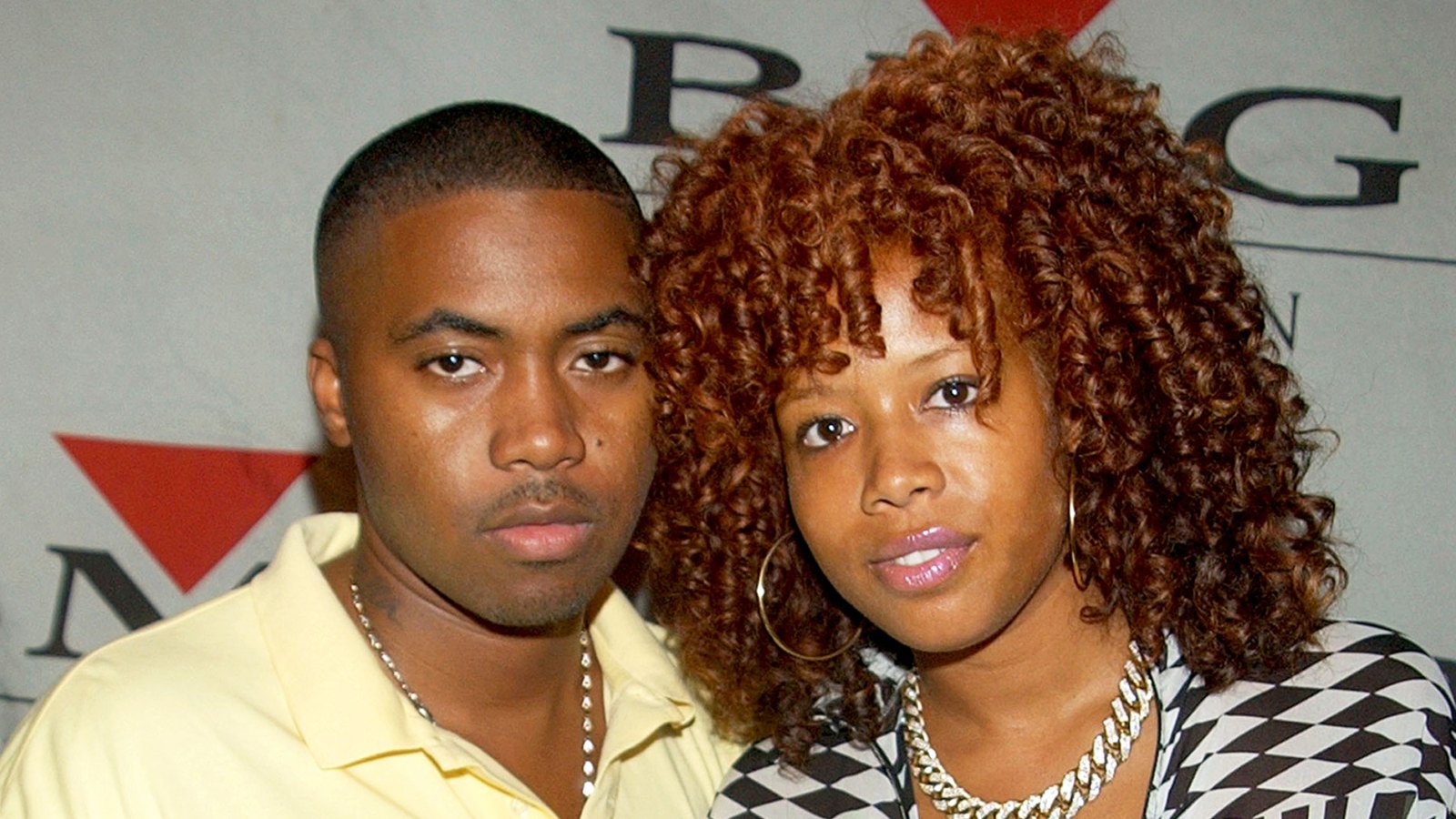 Nas and Kelis attend the "Arista Reloaded" at the 2003 BMG US Label Presentations Reception at Bryant Park Grill in New York City.