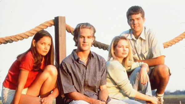 ‘Dawson's Creek‘ stars Katie Holmes, James Van Der Beek, Michelle Williams and Joshua Jackson