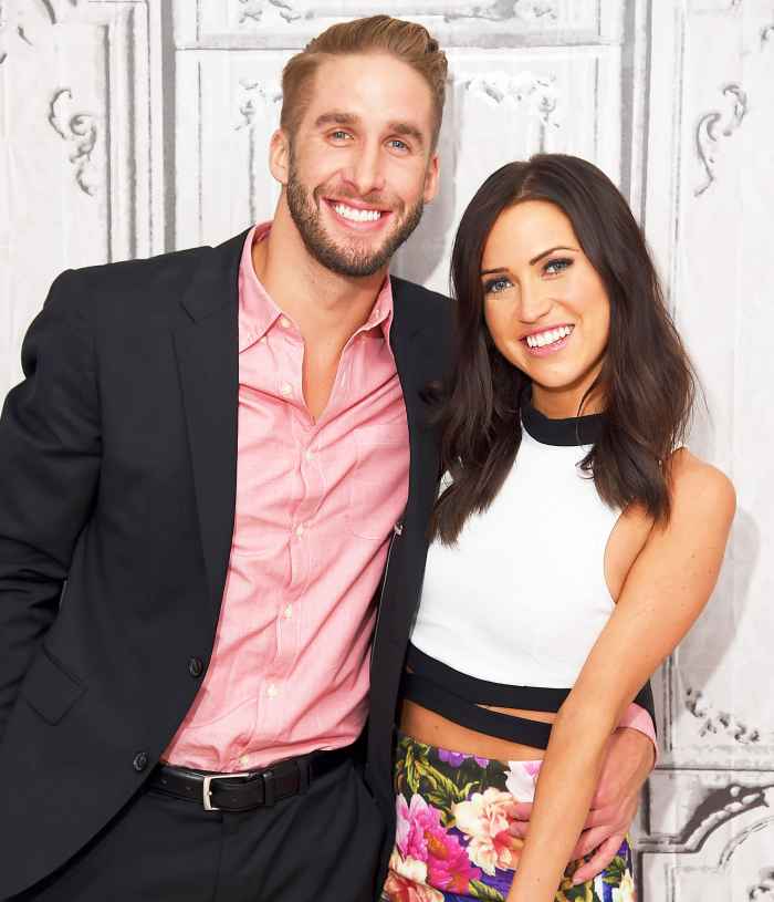 Shawn Booth and Kaitlyn Bristowe attend the 2015 AOL BUILD Speaker Series presentation of: "After the Final Rose" at AOL Studios in New York City.
