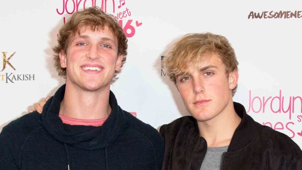 Logan Paul and Jake Paul attend Jordyn Jones Sweet 16th birthday party at OHM Nightclub on March 13, 2016 in Hollywood, California.