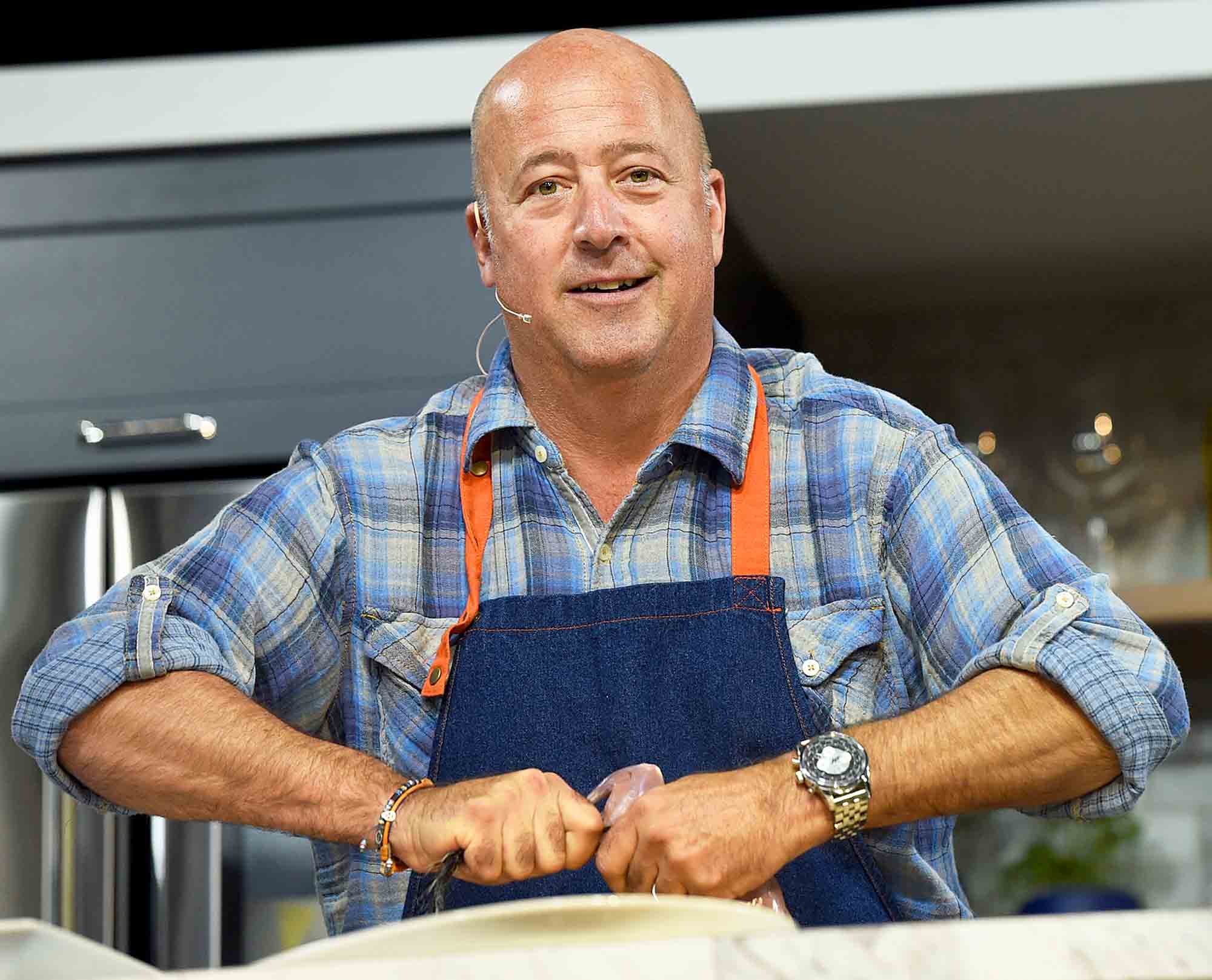Chef Andrew Zimmern at the 2016 Food Network & Cooking Channel New York City Wine & Food Festival in New York City.