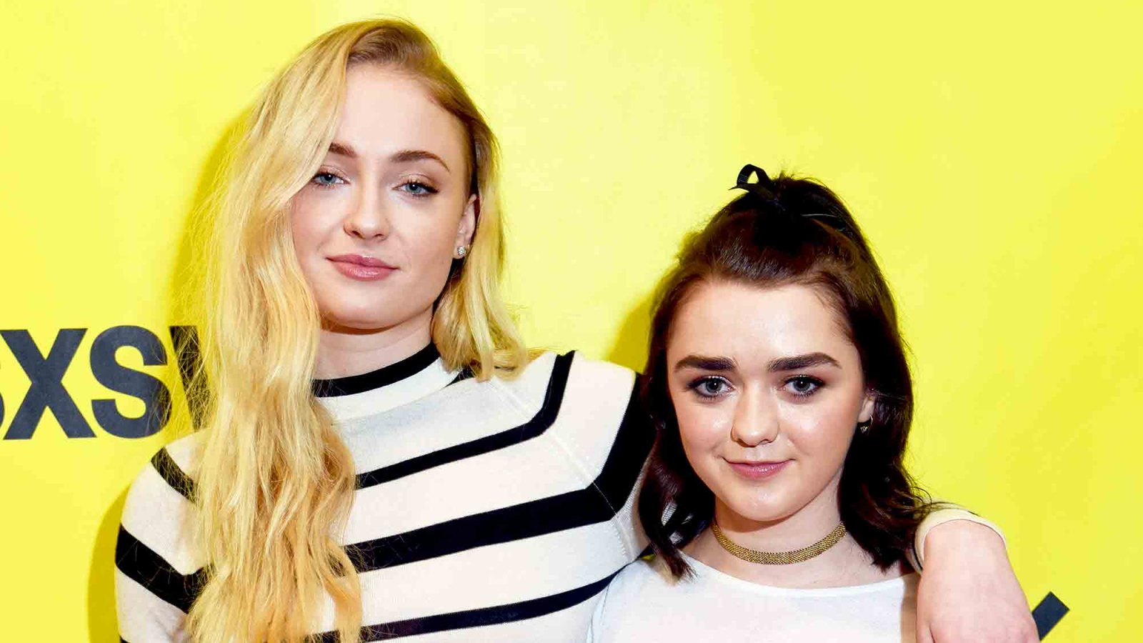 Sophie Turner and Maisie Williams attend the 2017 SXSW Conference and Festivals at Austin Convention Center in Austin, Texas.