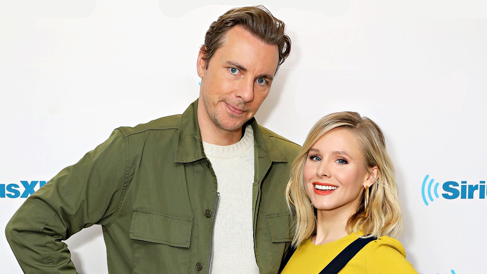 Dax Shepard and Kristen Bell visit the SiriusXM Studios on March 22, 2017 in New York City.