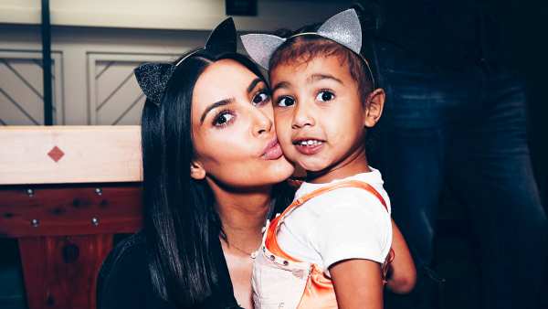 Kim Kardashian and daughter North West attend Ariana Grande's 'Dangerous Woman' tour at The Forum in Inglewood, California, on March 31, 2017.