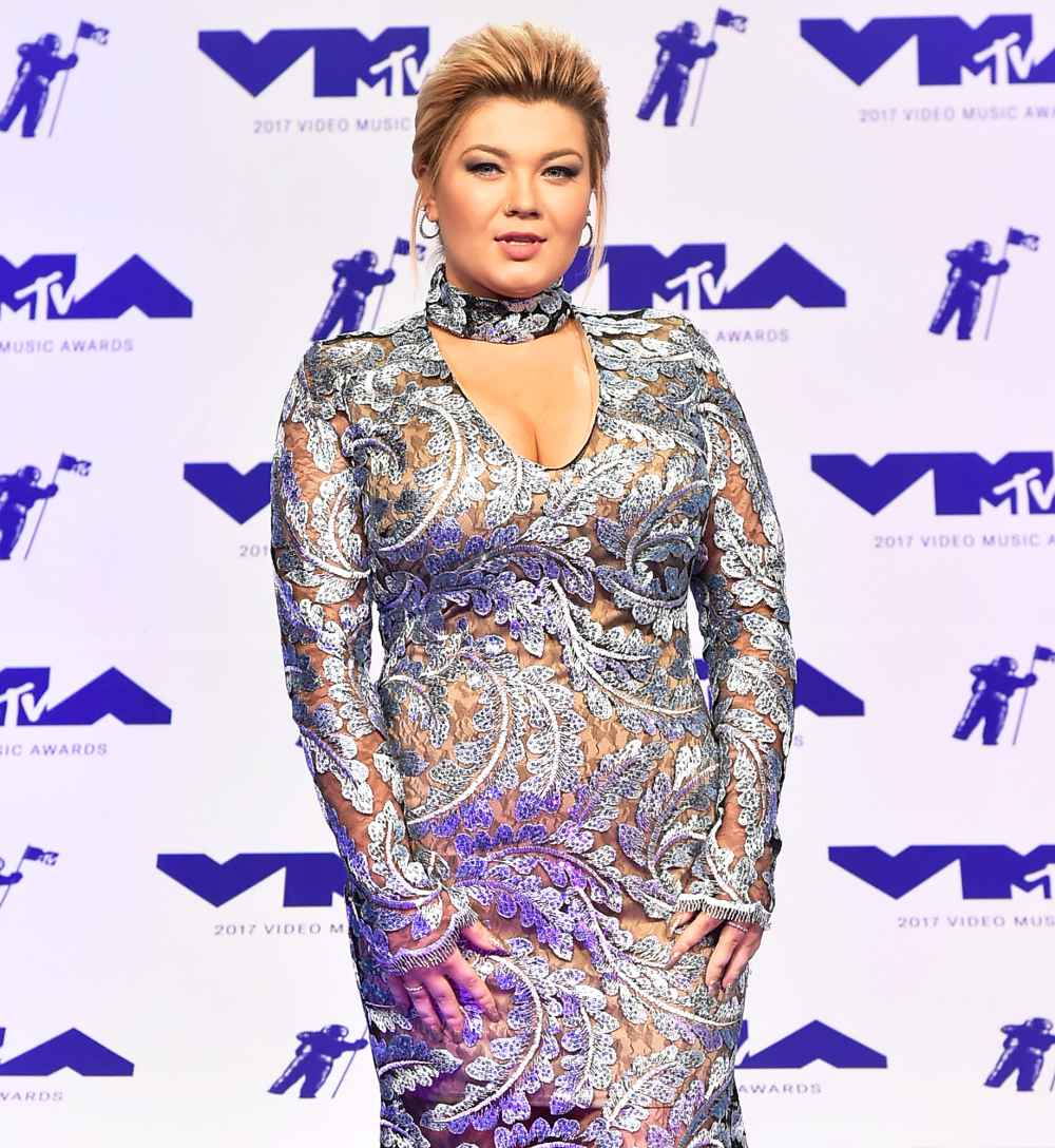 Amber Portwood attends the 2017 MTV Video Music Awards at The Forum in Inglewood, California.