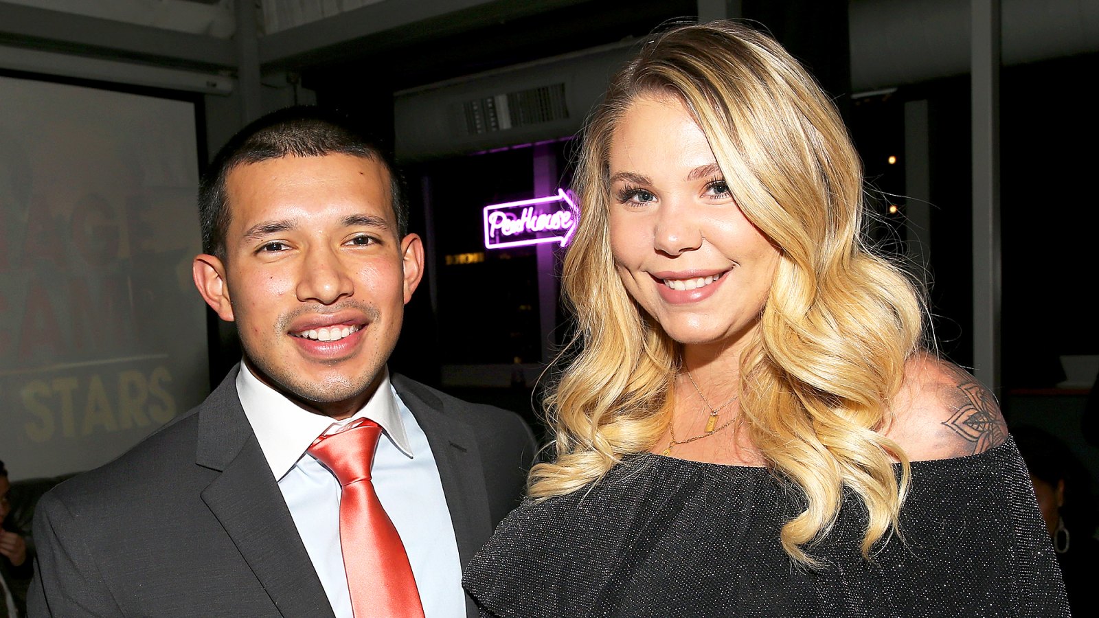 Javi Marroquin and Kailyn Lowry attend the exclusive premiere party for Marriage Boot Camp Reality Stars Season 9 hosted by WE tv on October 12, 2017 in New York City.