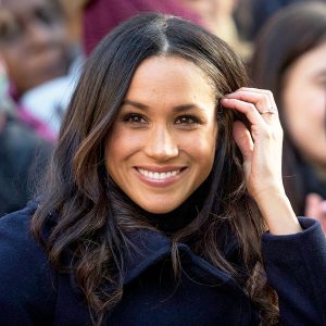 Meghan Markle arrives at the Terrance Higgins Trust World AIDS Day charity fair on December 1, 2017 in Nottingham, England.