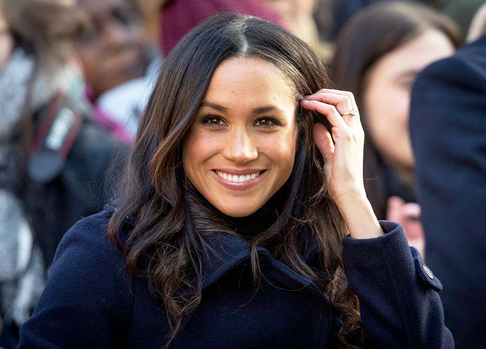 Meghan Markle arrives at the Terrance Higgins Trust World AIDS Day charity fair on December 1, 2017 in Nottingham, England.
