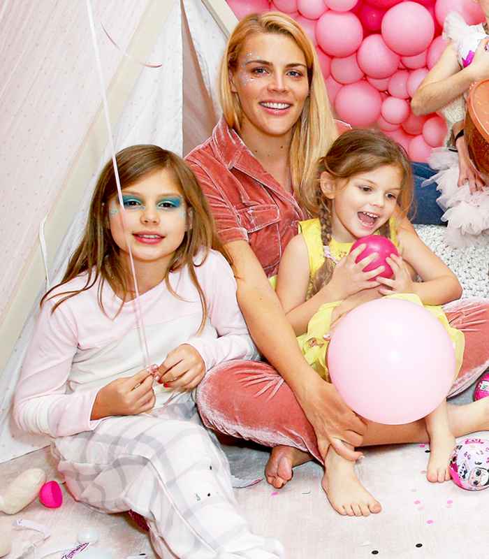 Busy Philipps with her daughters Cricket and Birdie attend L.O.L. Surprise! NYE Party Hosted by Busy Phillips & Sara Foster with daughters in Los Angeles, California.
