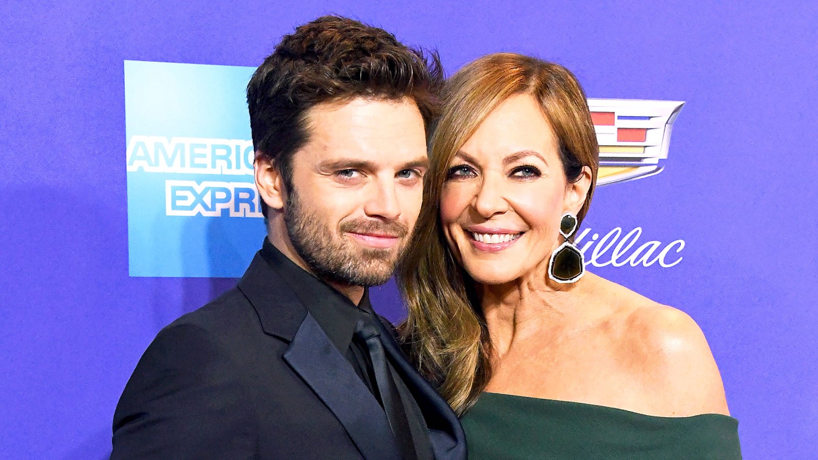 Sebastian Stan and Allison Janney attend the 29th Annual Palm Springs International Film Festival Awards Gala at Palm Springs Convention Center on January 2, 2018 in Palm Springs, California.
