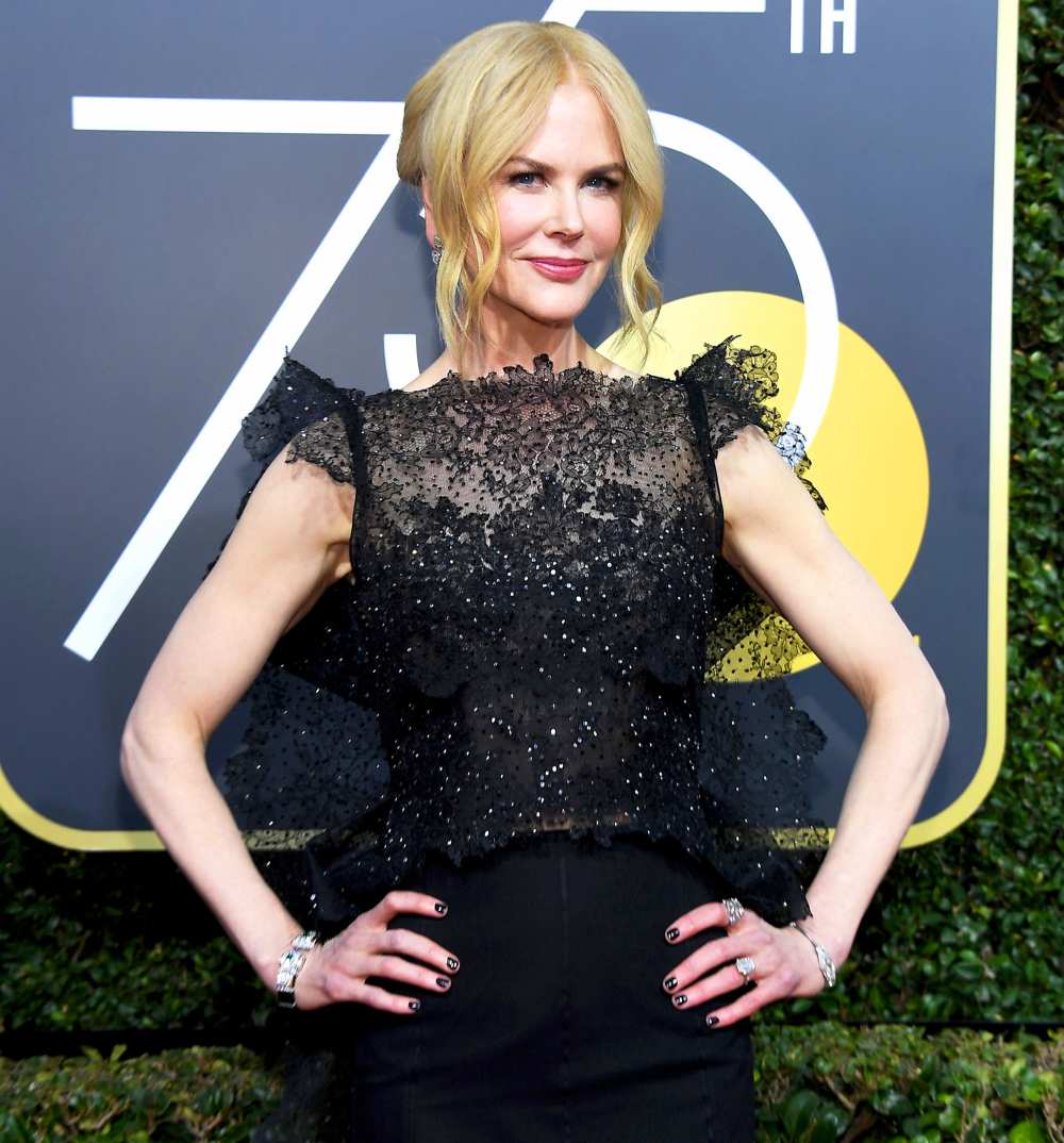 Nicole Kidman arrives to the 75th Annual Golden Globe Awards held at the Beverly Hilton Hotel on January 7, 2018.