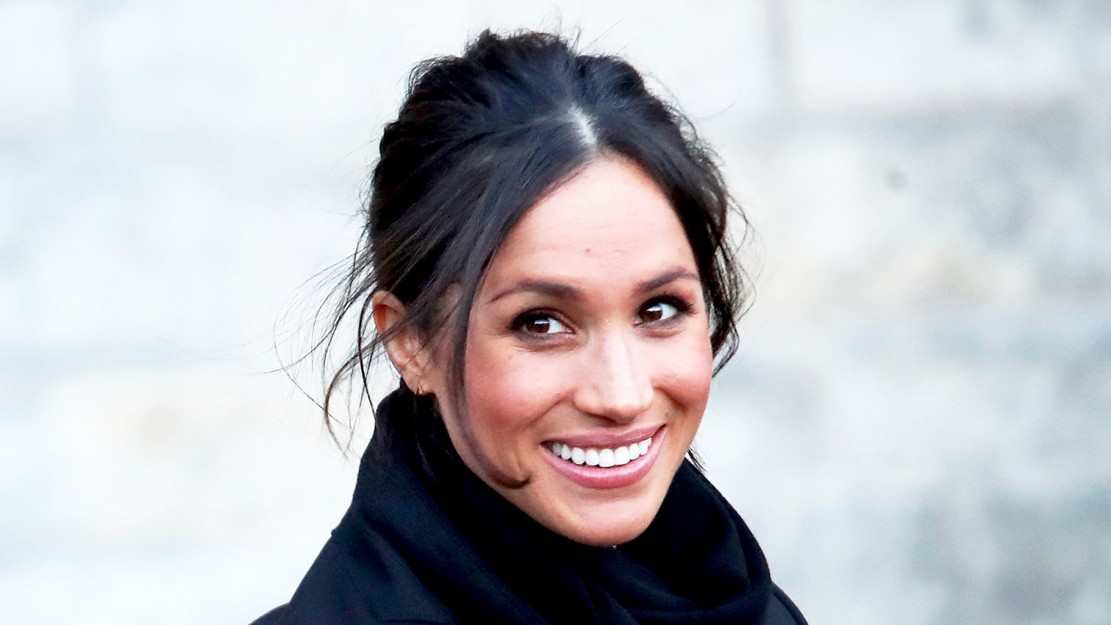 Meghan Markle seen at Cardiff Castle on January 18, 2018 in Cardiff, Wales.