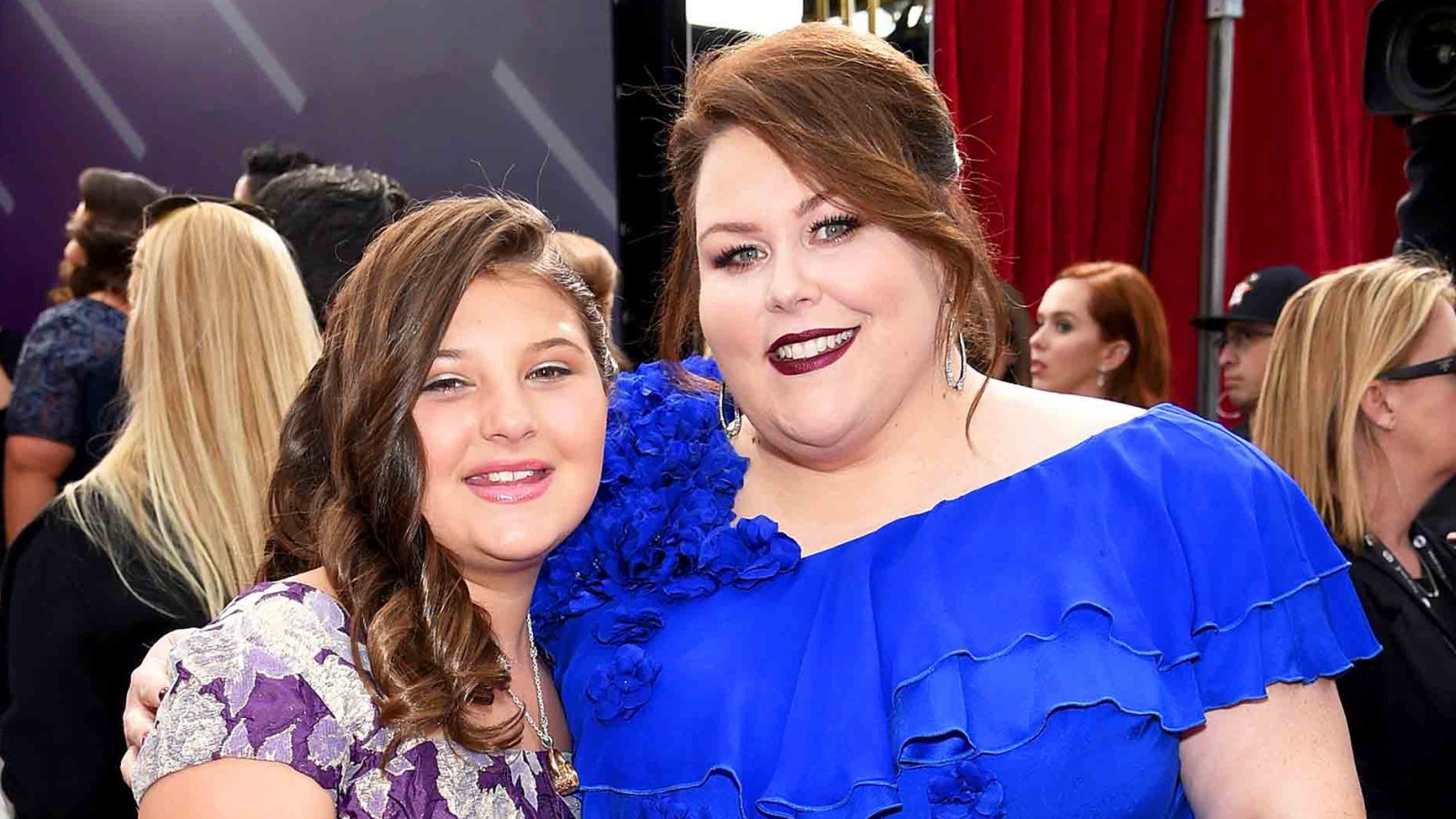 Mackenzie Hancsicsak and Chrissy Metz attend the 24th Annual Screen Actors Guild Awards at The Shrine Auditorium on January 21, 2018 in Los Angeles, California.