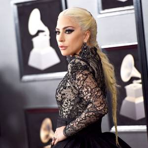Lady Gaga attends the 60th Annual GRAMMY Awards at Madison Square Garden on January 28, 2018 in New York City.