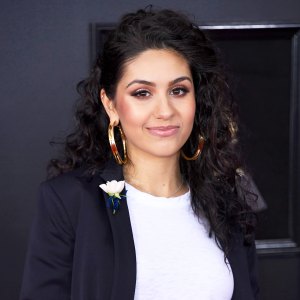 Alessia Cara arrives for the 60th Grammy Awards on January 28, 2018 in New York City.