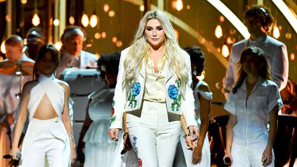 Kesha performs onstage during the 60th Annual GRAMMY Awards at Madison Square Garden on January 28, 2018 in New York City.