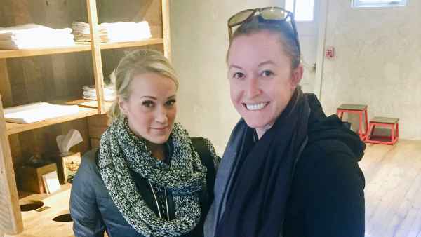 Carrie Underwood and Adrienne Gang