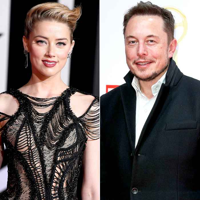 Amber Heard and Elon Musk together