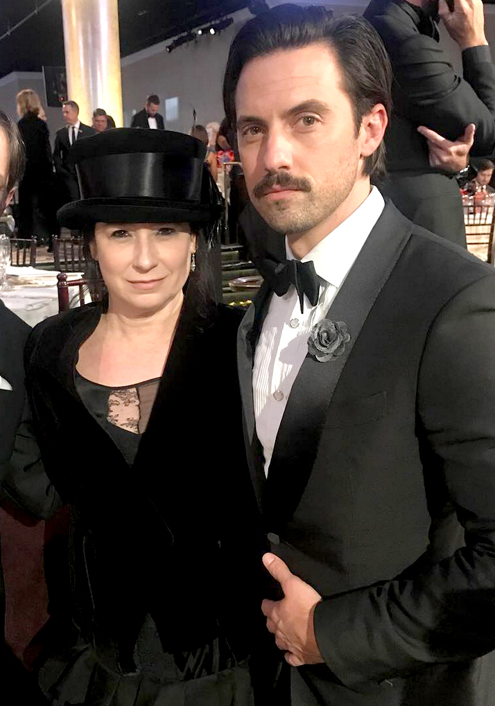 Amy Sherman-Palladino and Milo Ventimiglia