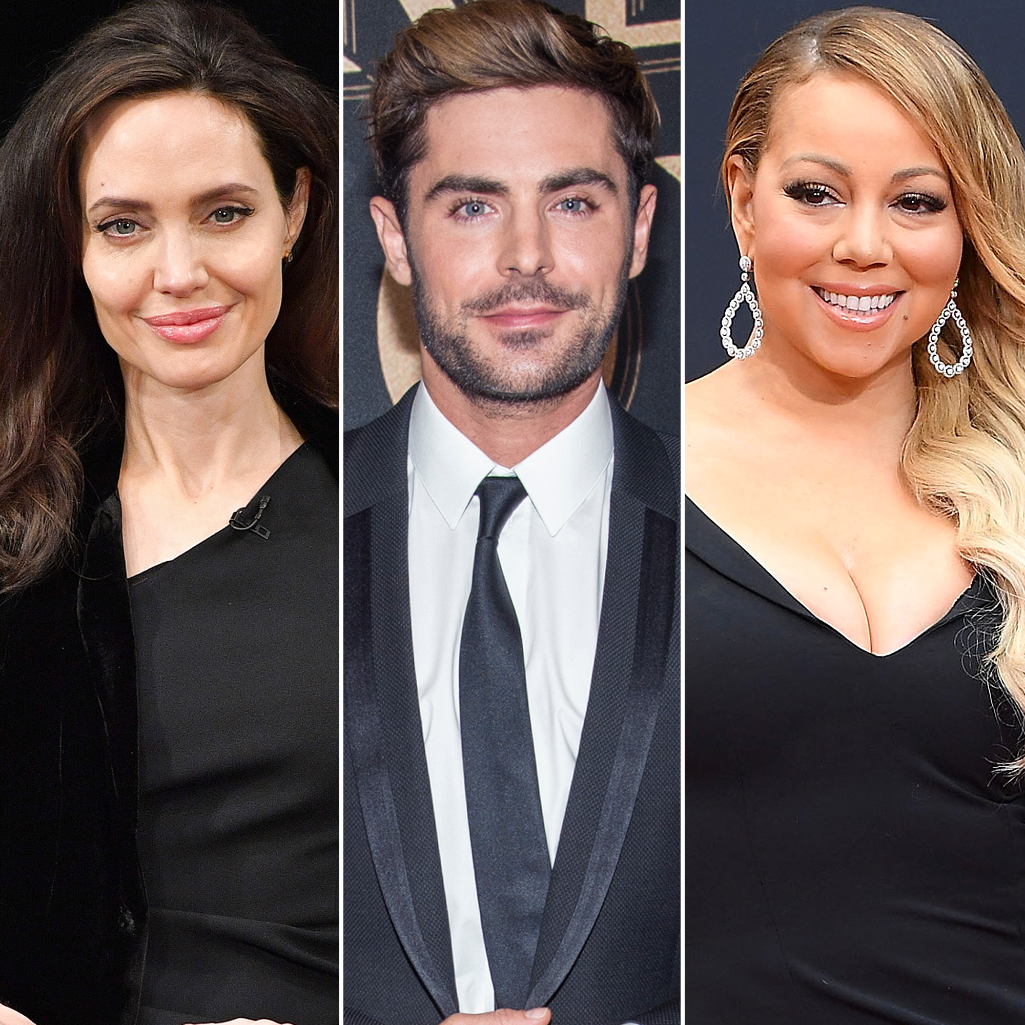 Angelina Jolie, Zac Efron, Mariah Carey, Golden Globes Presenters