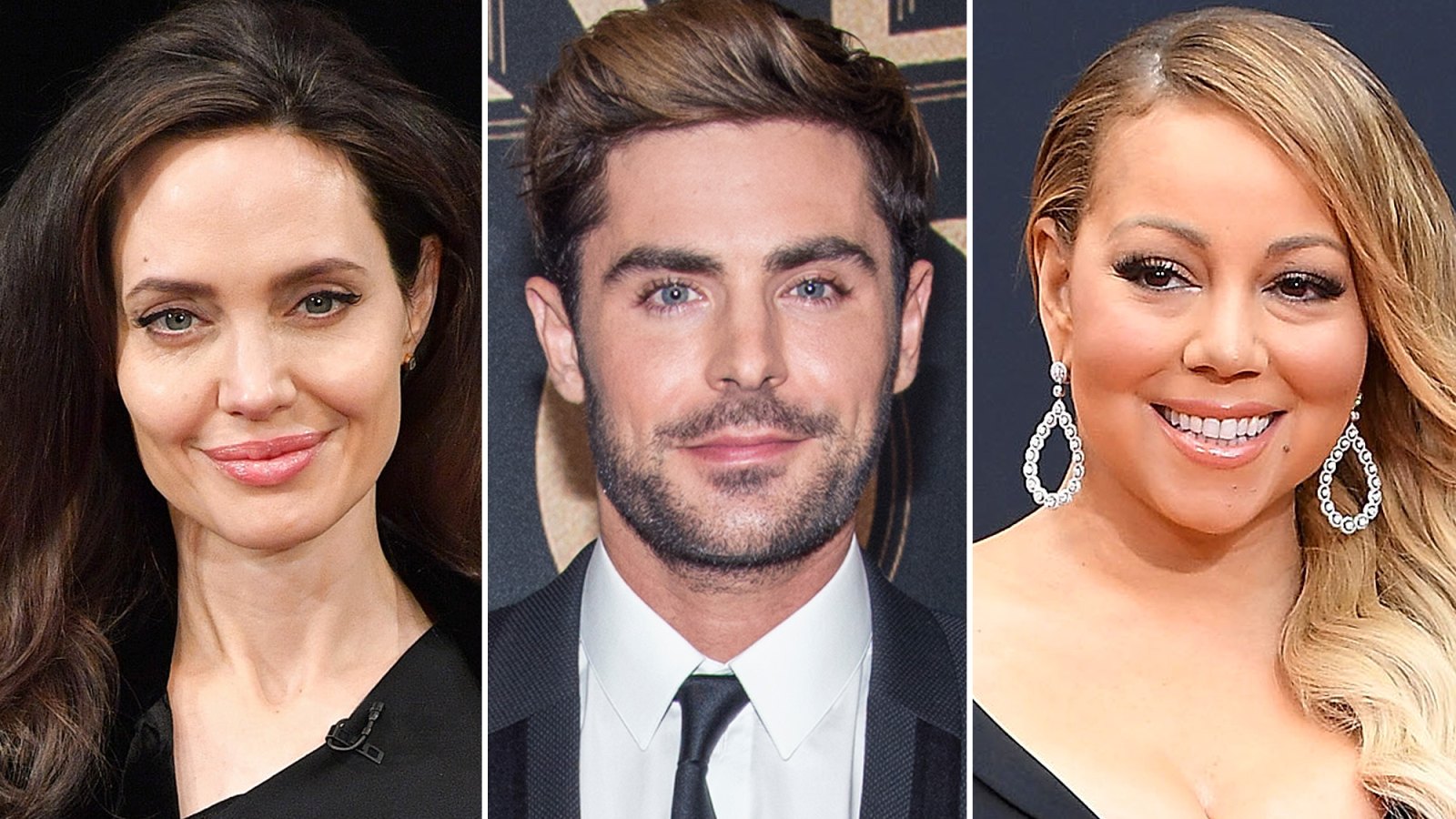 Angelina Jolie, Zac Efron, Mariah Carey, Golden Globes Presenters