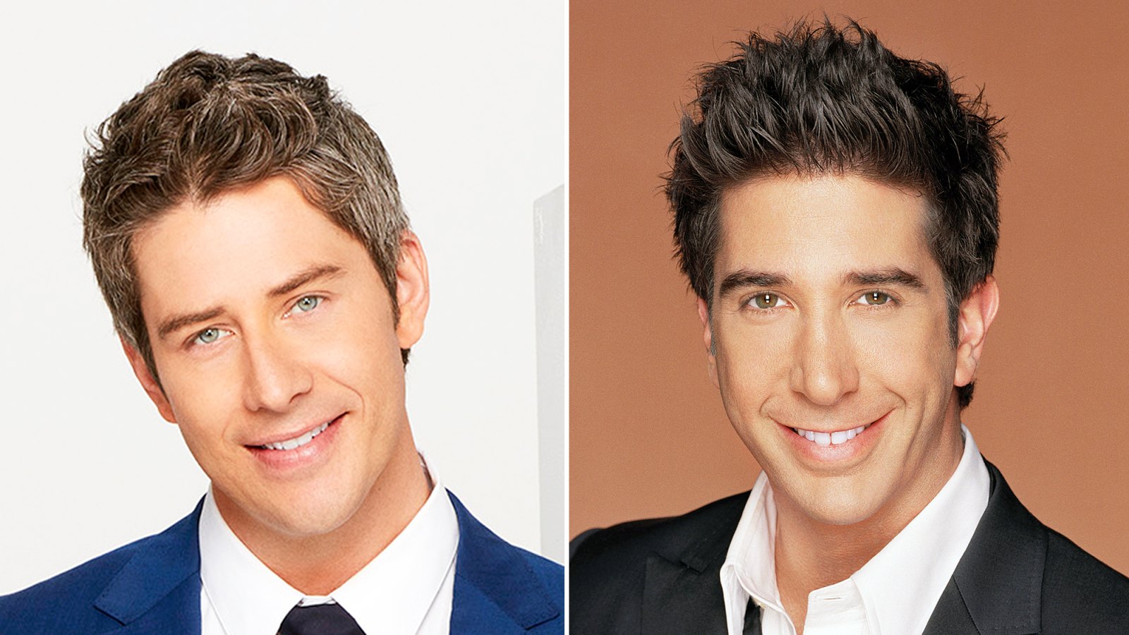 Arie Luyendyk, Jr and David Schwimmer as Ross on Friends