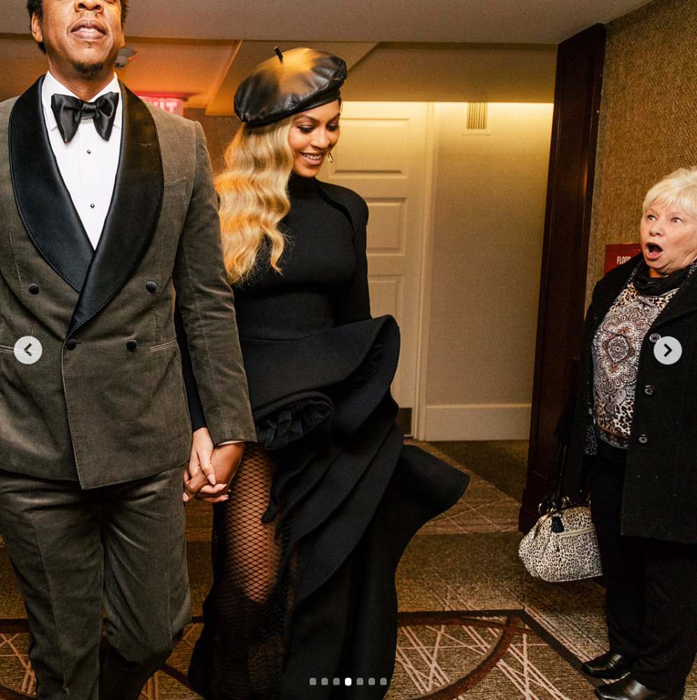 Jay Z Beyonce photobomb Grammys 2018